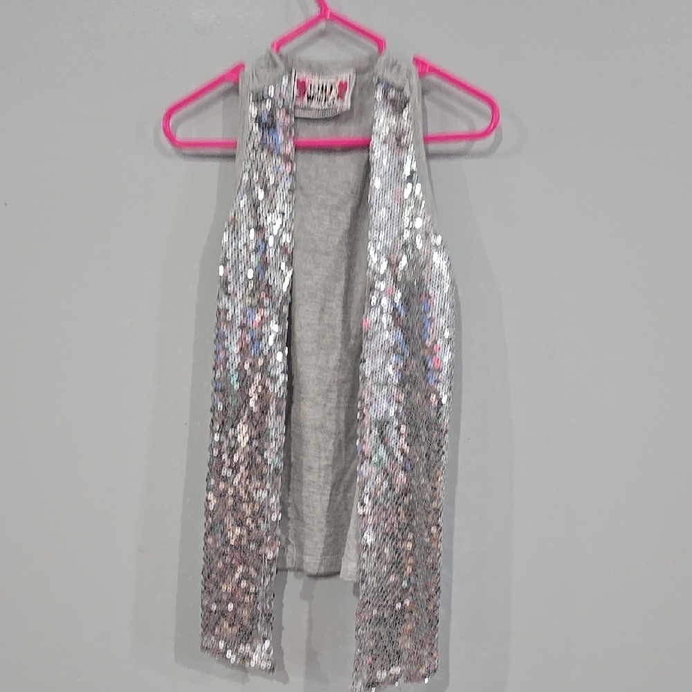 Knitworks Silver Sequin Camisole for Kids